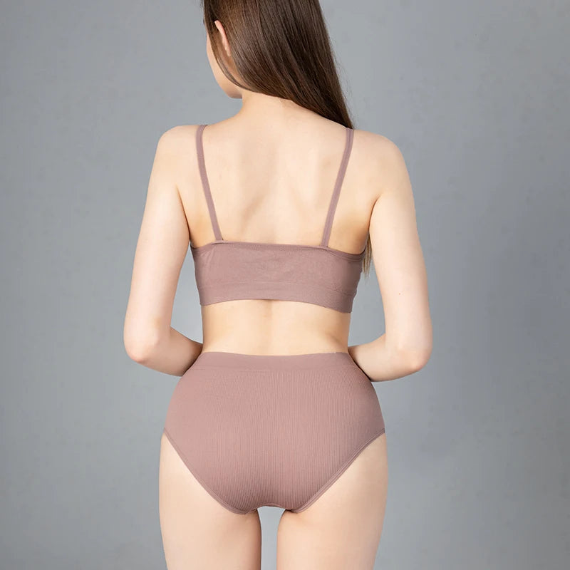 1PC Seamless Panties Women Sexy High Waist Brief Hip Lift Underwear Female Underpants Shaperwear High Rise Panties Lingerie M-XL