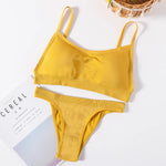 Women Seamless Bra And Panties Set Sexy High Waist Briefs Wire Free Bra Female Sexy Underwear Brazilian Panties Lingerie Set