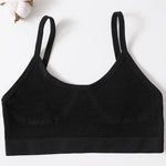 Women Sports Bra Tube Top Push-Up Bra Padded Crop Top Seamless Underwear Female Streetwear Tank Tops Removable Pads Camisole