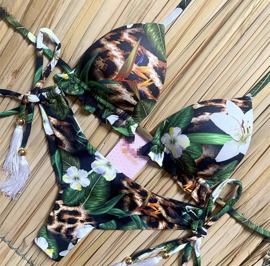 RUOTONGSEPT 2023 Popular Womens Beachwear Sexy Bikinis Set Hot Sport Swimwear Push-Up Padded SwimsuitExquisite Bather Swimwear