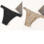 2PCS/Set Seamless Women Brazilian Panties Female Underpants High Leg Cut Underwear Sexy Lingerie Bikini Sports Briefs M-L