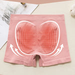 1PC Seamless Panties Women BoyShorts Push-Up Hip Design Cotton Gusset Women's Safety Short Pants Lingerie Solid Color Underwear