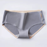 1 Pack Seamless Panties for Women Comfort Underwear Low-Rise Lingerie Ladies Cotton Crotch Briefs M-XL