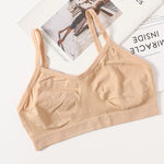 Women Tank Crop Top Female Seamless Underwear Backless No Pads Unlined Sexy Lingerie Comfort Woman Top Camisole
