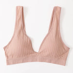 Seamless Bras For Women Push Up Bra V-Neck Bra Tops Female Non-wire Brassiere Sports Underwear Backless Sexy Lingerie S-XL