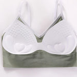 Seamless Tube Top Women Fitness Bra Ribbed Top Seamless Crop Top Female Sexy Lingerie Comfort Underwear Removable Pads