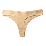 Cotton Panties Women Thongs Sexy G-string Female Underpants Low-Rise T-back Underwear Comfort Panties Girls Ladies Lingerie M-XL