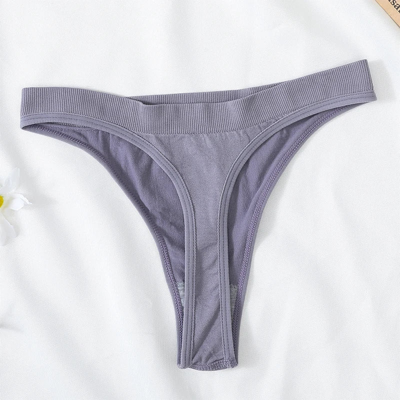 3PCS/Set Seamless G-string Panties Women Underwear Female Underpants Low Waist Thong Sexy Lingerie Seamless Sports Panties