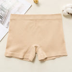 1PC Seamless Panties Women BoyShorts Push-Up Hip Design Cotton Gusset Women's Safety Short Pants Lingerie Solid Color Underwear