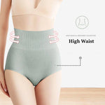 High-Waisted Seamless Shaping Panties for Women Breathable Honeycomb Mesh Tummy Trimmer Hip Lifter Control Briefs
