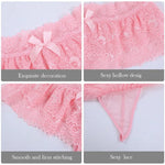 Women Sexy Lingerie Lace Perspective Ladies Dress Erotic Sexy Underwear Transparent Thongs Plus Size Sexy Skirt For Sex