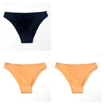 3Pcs/Set Women Cotton Bikini Briefs Skin-Friendly Low Rise Underwear Seamless Edge Soft Stretch Daily Ladies Panties M-XXL