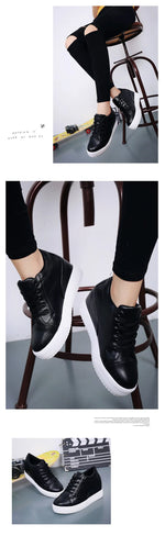 hot White Hidden Wedge Heels sneakers Casual Shoes Woman high Platform Shoes Women's High heels wedges Shoes For Womenbn54