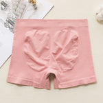 1PC Seamless Panties Women BoyShorts Push-Up Hip Design Cotton Gusset Women's Safety Short Pants Lingerie Solid Color Underwear