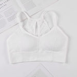 Women Tank Crop Top Seamless Underwear Lace Cropped Crop Tops Female Intimates Sexy Lingerie Plus Size Padded Camisole Femme