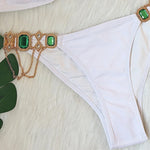 Halter Crystal Rhinestone Diamond Bikini 2026 Female Swimsuit Women Swimwear Two Pieces Bikini set Brazilian Bathing Suit Swim