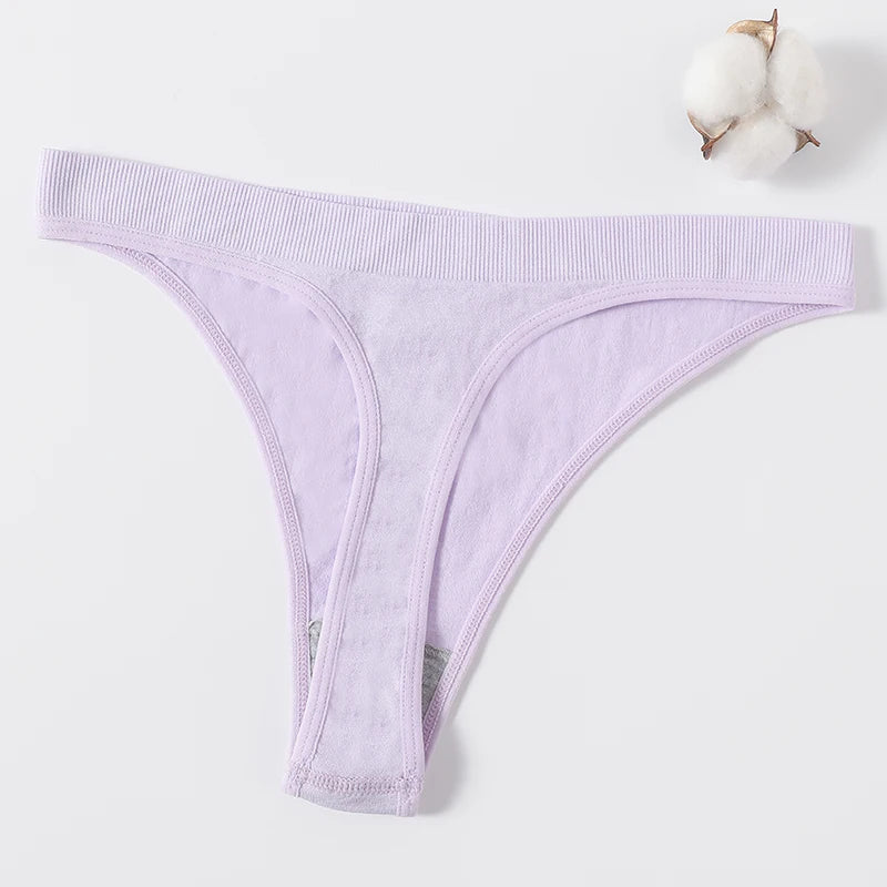 M-XL Women's Thongs Seamless G-string Brazilian Panties Sexy Underwear Cotton Briefs Low Waist Thongs Ladies Lingerie