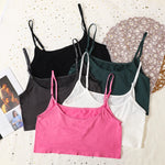 Women Top Female Crop Top Sexy Bralette Top Tee Streetwear Basic Tank Camis Adjustable Strap Seamless Underwear