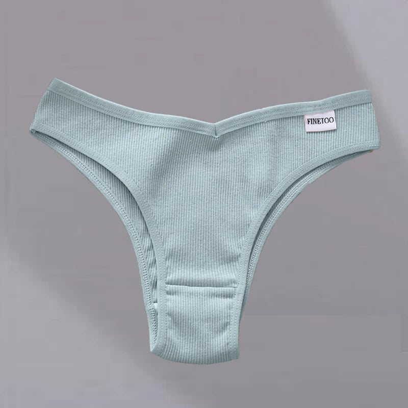 Sexy V Waist Cotton Panties for Women Female Brazil Underpants Ladies Low Rise Briefs Underwear Breathable Girls New Lingerie
