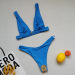 2025 Brazilian Triangle Bikinis High Cut bikini Women Swimsuit Female Swimwear Two pieces bikini Set Bather Bathing Suit Swim