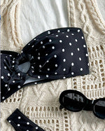 XS - L Polka Dot Bandeau Bikini Women Swimwear Female Swimsuit Two-pieces Bikini Set Brazilian Bather Bathing Suit Swim Lady