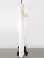 Evening Dress BandageDress Elegant Flower Shoulder dress Banquet Party Party Bandage Dress