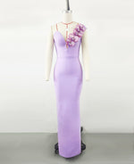 Evening Dress BandageDress Elegant Flower Shoulder dress Banquet Party Party Bandage Dress