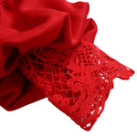 D368 cross-border women's fashion temperament lace off-the-shoulder fishtail party sexy party dress foreign trade dress