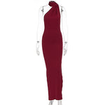 Elegant Women Clothing Ribbon Dress Fashionable Sexy Backless Slim Dress