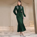 Oblique Shoulder Sexy off Shoulder Slim High Waist Maxi Dress for Women