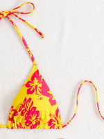 icro Bikini Women Swimwear Bandeau Swimsuit Woman Female Biquini Thong Bikinis Set Floral Brazilian Bathing Suit Beachwear
