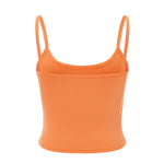 Women's Floral Print Camisole Summer Sleeveless Low Cut Slim Fit Crop Tank Tops Casual Vest Streetwear