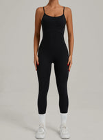 Padded One-Piece Yoga Clothes Sportswear Women's Gym Push Up Workout Clothes Fitness Sports Fitness Wear Yoga Jumpsuit