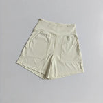 Women's High-Waisted Yoga Shorts with Pockets Quick-Drying Breathable for Summer Outdoor Training Running Pilates Fitness