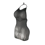 1PC Women Sexy Fishnet Beach Cover Up Hollow Out Bodycon Dress See Through Summer Swimwear