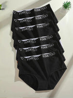 Finetoo 6Pcs/Set Women's Seamless Cotton Briefs Women Plus SizePanties Breathable Underwear Female Low Waist Soft Lingerie S-XXL