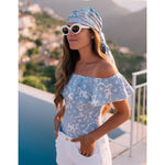 2025 New Sexy Off The Shoulder Solid Swimwear Women One Piece Swimsuit Female Bathing Suit Ruffle Monokini Swim Wear XL