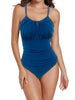 ZTVitality Sexy Solid Color Ruched One Piece Swimsuit 2026 New Arrival Padded Push Up Bandage Swimwear Women Summer Brazilian