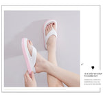 Woman Beach Flip Flops Fashion Summer Shoes 2025 Trend Girls Platform Sandals Soft EVA Non-slip Female Indoor Outdoor Slippers