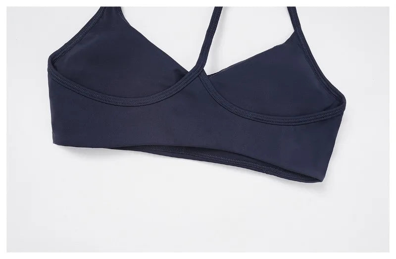 Women's Yoga 2-Piece Hip Lifting Tight Fitting Naked and Beautiful Back Set Outdoor Sports and Leisure Running Fitness Suit