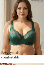 Elegant Womens Lace Bra Hollow Out Design Underwire Support Sexy Lingerie BH Tops UnderwearPlus Size A B C D E Cup