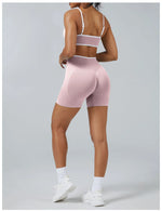 2PCS Yoga Suit Seamless Sports Set Gym Outfits Women Tracksuit Running Workout Clothes Sports Bra Athletic Wear Yoga Clothing