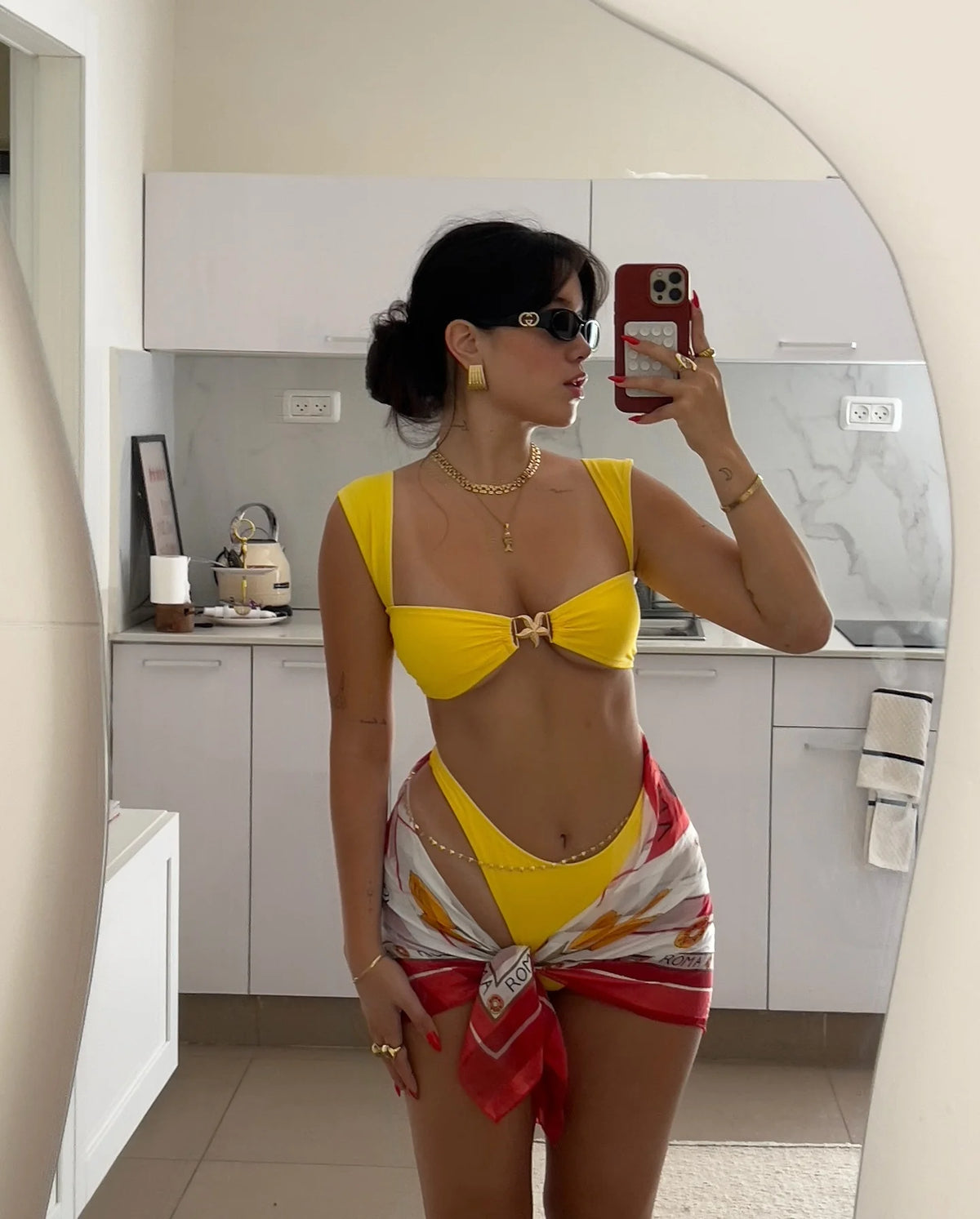 2024 New Sexy Bikinis Push Up Women Swimsuit Starfish Swimwear Brazilian Bikini Set Thong Biquini Female Solid Beachwear