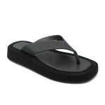 2025 Women's Flat Flip Flops Sandals Black White Summer Shoes Casual Outdoor Wear Beach Vacation Slides