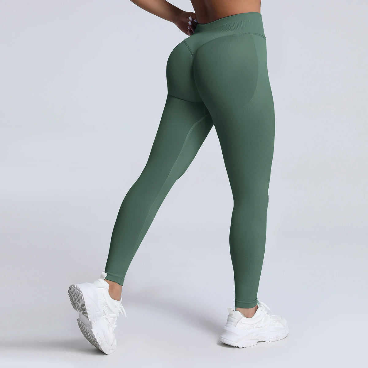 STOUREG NO LOGO Women Yoga Tights Low Waisted Scrunch Bum Joggers Fitness Biker Pants Workout Running Seamless Leggings