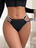 1pcs Letter Design Sexy Women G-string 2025 New Fashion Style Lingerie Breathable Women's Panties Female Underwear Lady Thongs