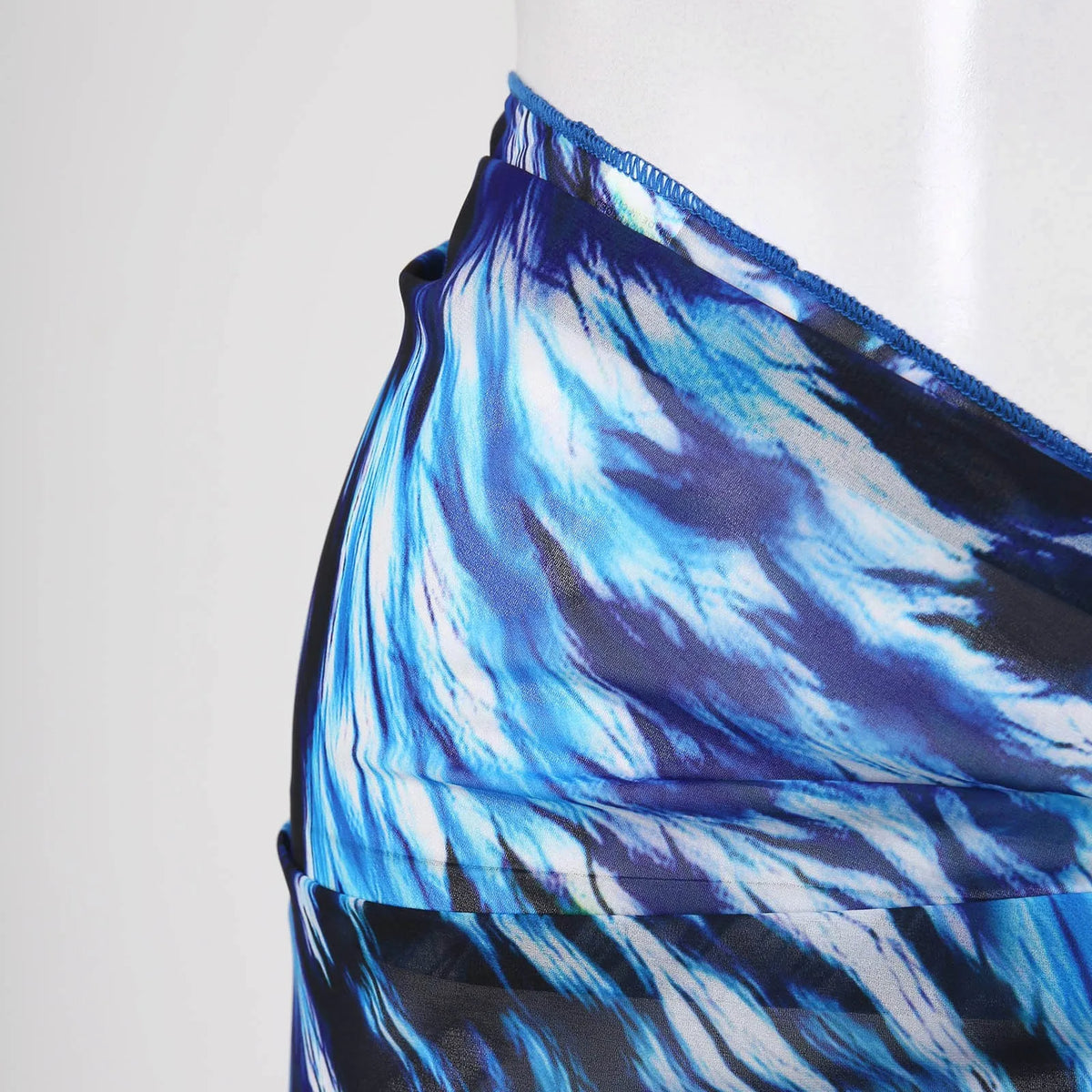 Women Sheer Wrap Cover Up Skirt Beach Wrap Bikini Leopard Print Zebra Stripes Beach Skirt For Swimwear Summer Bathing Suit