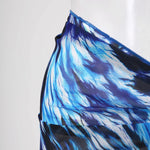 Women Sheer Wrap Cover Up Skirt Beach Wrap Bikini Leopard Print Zebra Stripes Beach Skirt For Swimwear Summer Bathing Suit