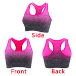 Women Sports Bra Shock-absorbing Bra Breathable Shock-proof Underwear Steel Ring Free Yoga Bra Running Vest Fitness Workout Tops