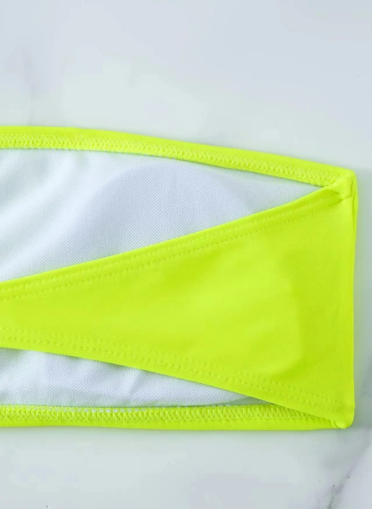 Neon Yellow High Waist Bikini 2024 New Belt Women Sexy Two Piece Swimsuit Push Up Swimwear Female Bathing Suit Summer Beachwear